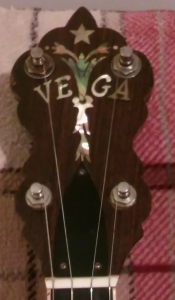 Vega Banjo Headstock